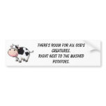 cow pic, There's room for all God's Creatures.R... bumper stickers