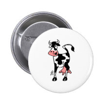 Cow Pinback Button