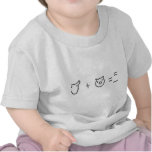 cow plus pig equal five t-shirts