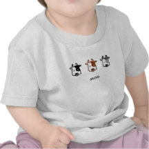 Cow says moo tshirt