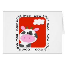 Cow Says Moo Tshirts and Gifts