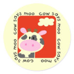 Cow Says Moo Tshirts and Gifts stickers