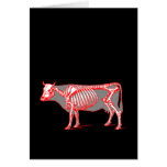 Cow skeleton cards