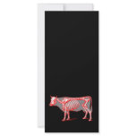 Cow skeleton rack cards