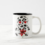 Cow Skull Valentine Coffee Mug