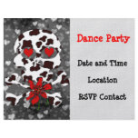 Cow Skull Valentine flyers
