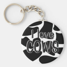 Cow Spots Key Chains