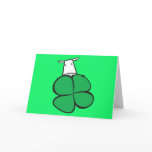 cow st patricks day cards