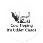 Cow Tipping  Stickers