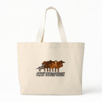 cow whisperer canvas bag