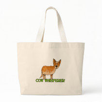 cow whisperer tote bags