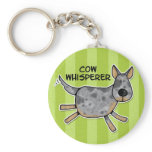 cow whisperer keychains