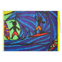 Cowabunga Greeting Card