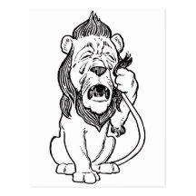 Cowardly Lion Post Cards