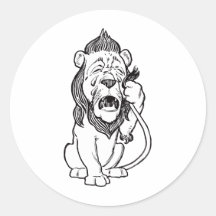 Cowardly Lion Sticker