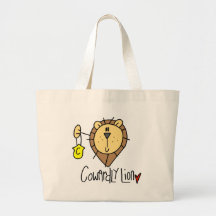 Cowardly Lion Tote Bag