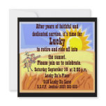 Cowboy and Blue Jean Retirement Party Invitation