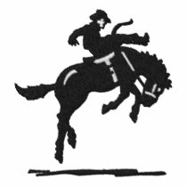 Cowboy and Bronco Embroidered Shirt
