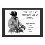 COWBOY, BIBLE TEXT: PENCIL: ACEO SIZE business cards