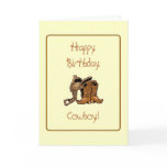 Cowboy Birthday Card