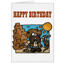 Cowboy Birthday Card