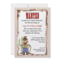 Cowboy Birthday Invitation
