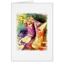 Cowboy Boot Planter cards