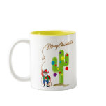 Cowboy Christmas mugs