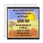 Cowboy/Cowgirl Birthday Party Invitation