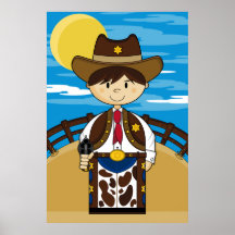 Cowboy Gunslinger Poster