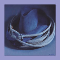Cowboy Hat Stretched Canvas Print canvas prints