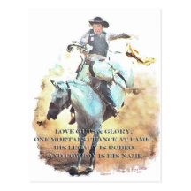 cowboy legacy postcard