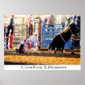 Cowboy Lifesaver posters