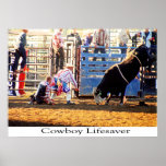Cowboy Lifesaver Print