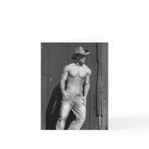 Cowboy Notecard #2