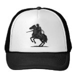 Cowboy on his horse trucker hat