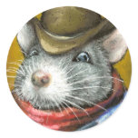 Cowboy rat stickers