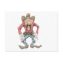 Cowboy ready to Draw Postcards
