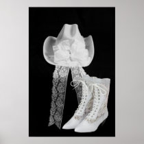 Cowboy Wedding Poster