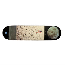 Cowboyanapolis 500 Space Race Wooden Ticket Skate Deck