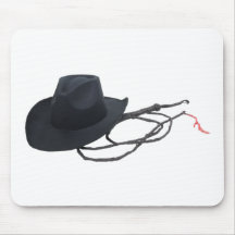 CowboyHatWhip090309 Mouse Pad
