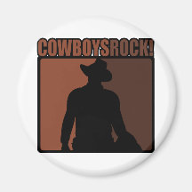 Cowboys Rocks! Fridge Magnet