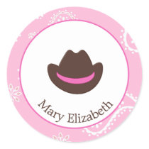 Cowgirl  Birthday  Stickers
