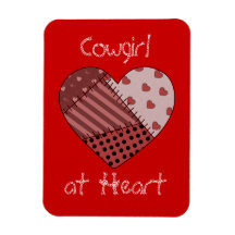 Cowgirl Heart Premium Flexi Magnet
