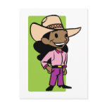 Cowgirl in Purple postcards