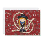 Cowgirl invitations