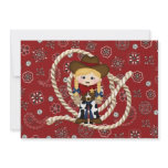 Cowgirl invitations