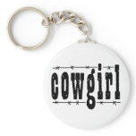 Cowgirl keychains