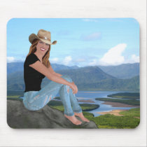 Cowgirl mousepad