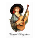 Cowgirl Songstress Postcard